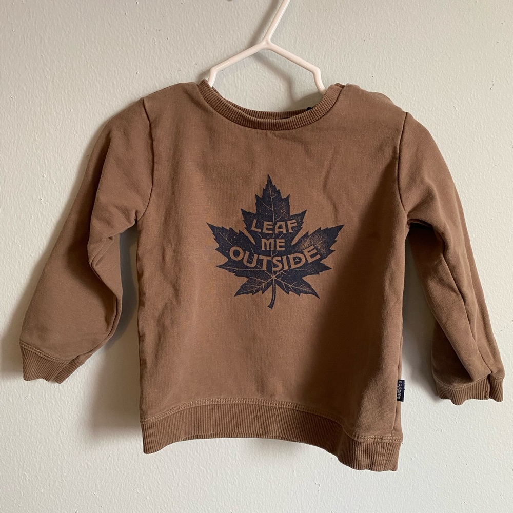 Noppies crewneck sweater size 12-18M